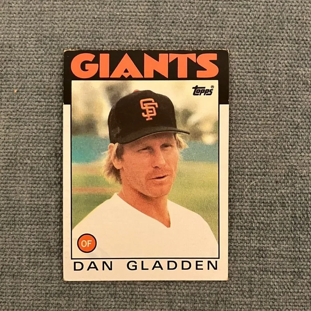1986 Topps San Francisco Giants Baseball Card